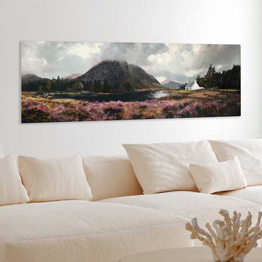 Loch Croft - Panoramic Canvas Print (60” x 20”)