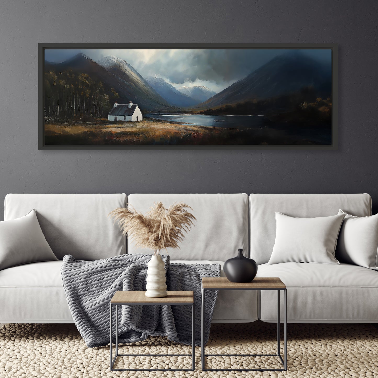 Glencoe Croft - Panoramic Canvas Print (60” x 20”)