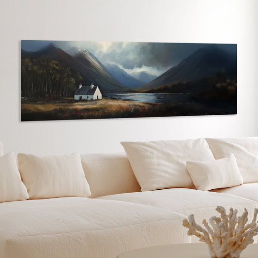 Glencoe Croft - Panoramic Canvas Print (60” x 20”)