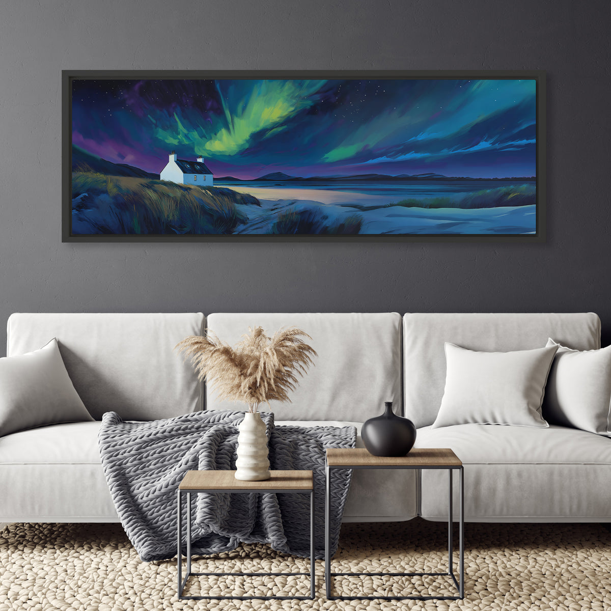 Dancing Sky - Panoramic Canvas Print (60” x 20”)
