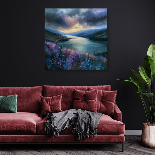 Long Loch View - Canvas Print