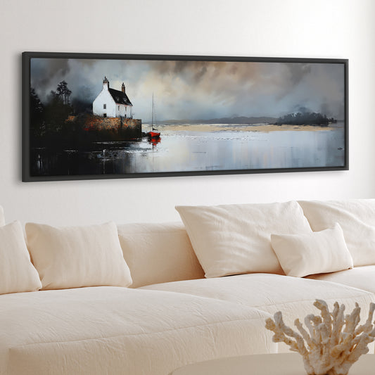White Moor - Panoramic Canvas Print (60” x 20”)