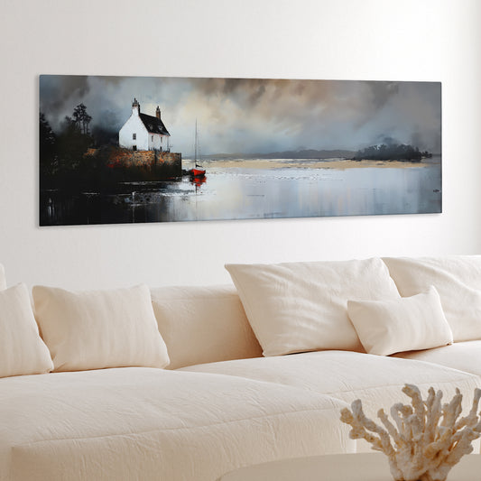 White Moor - Panoramic Canvas Print (60” x 20”)