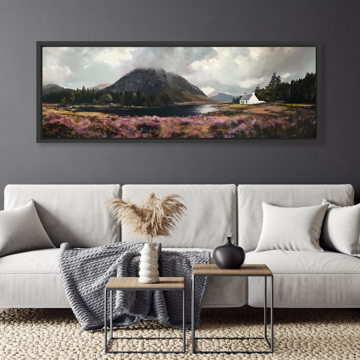 Loch Croft - Panoramic Canvas Print (60” x 20”)