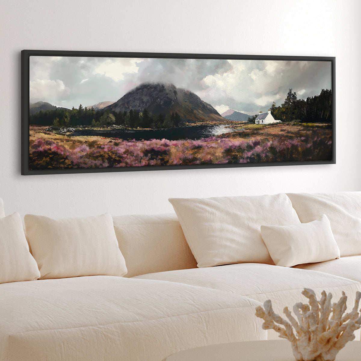 Loch Croft - Panoramic Canvas Print (60” x 20”)