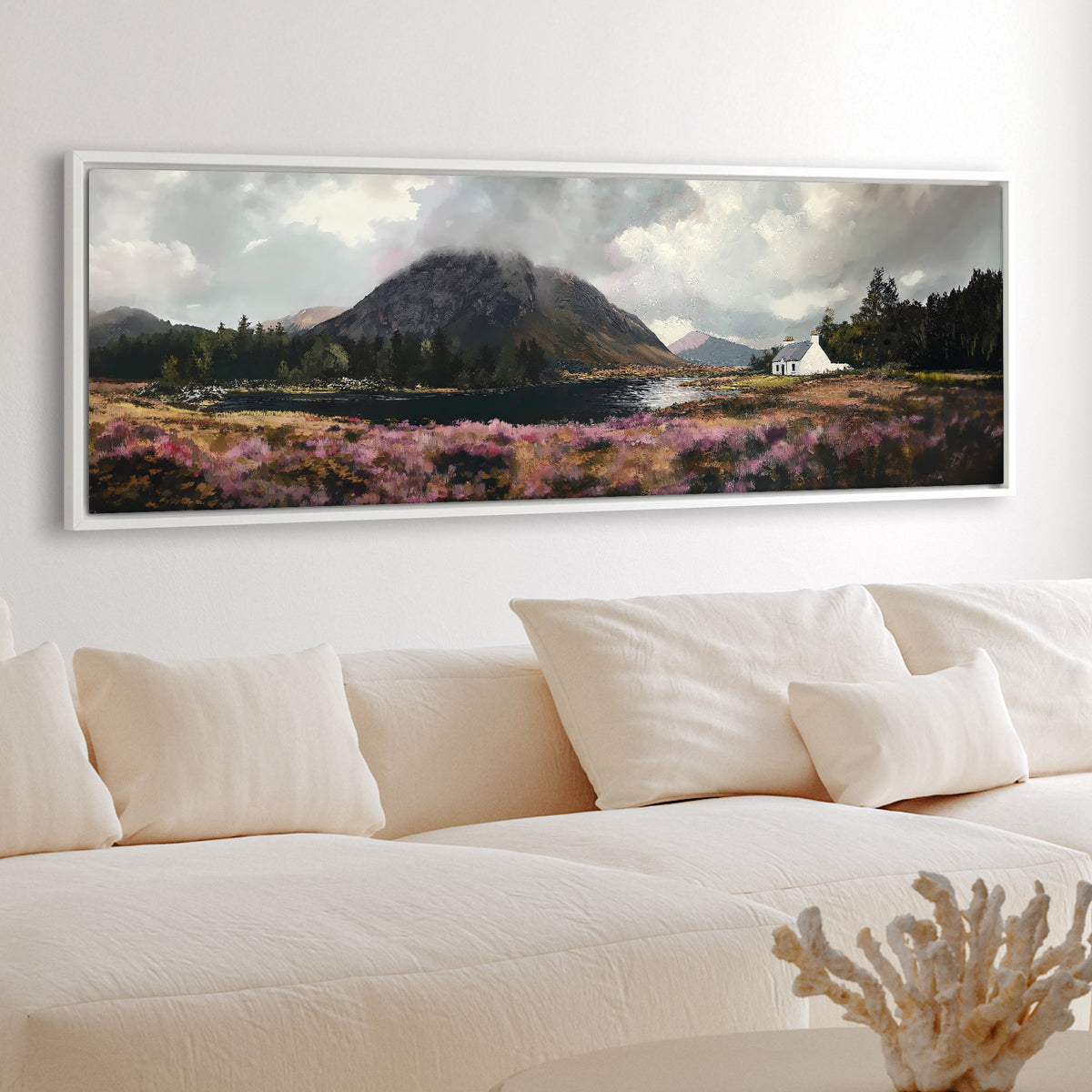 Loch Croft - Panoramic Canvas Print (60” x 20”)