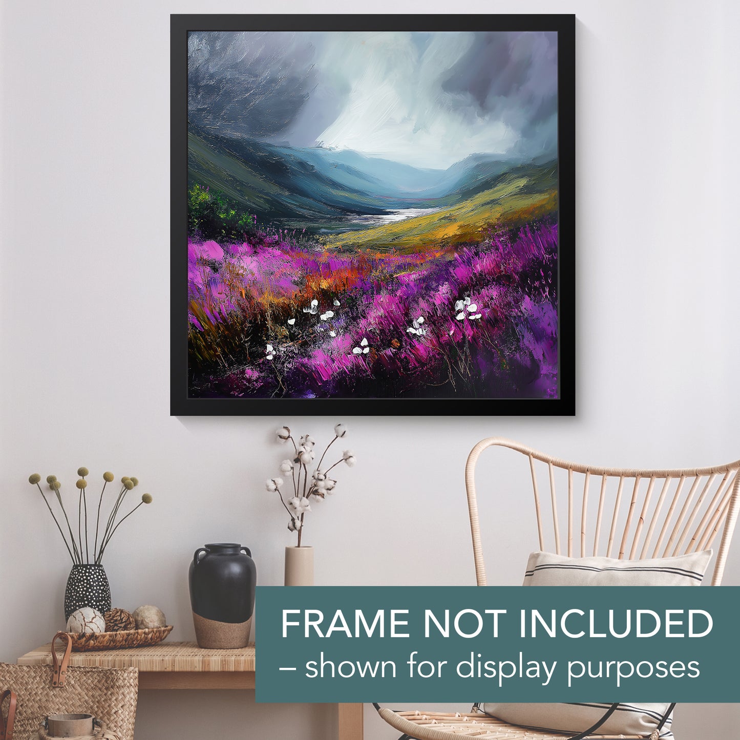 Storm In The Valley - Fine Art Print