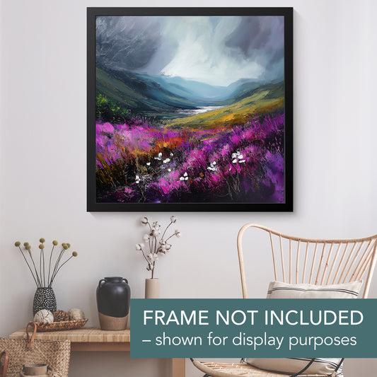 Storm In The Valley - Fine Art Print