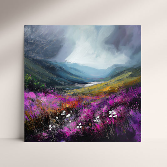 Storm In The Valley - Fine Art Print
