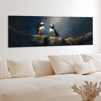 Puffin Rock - Panoramic Canvas Print (60” x 20”)