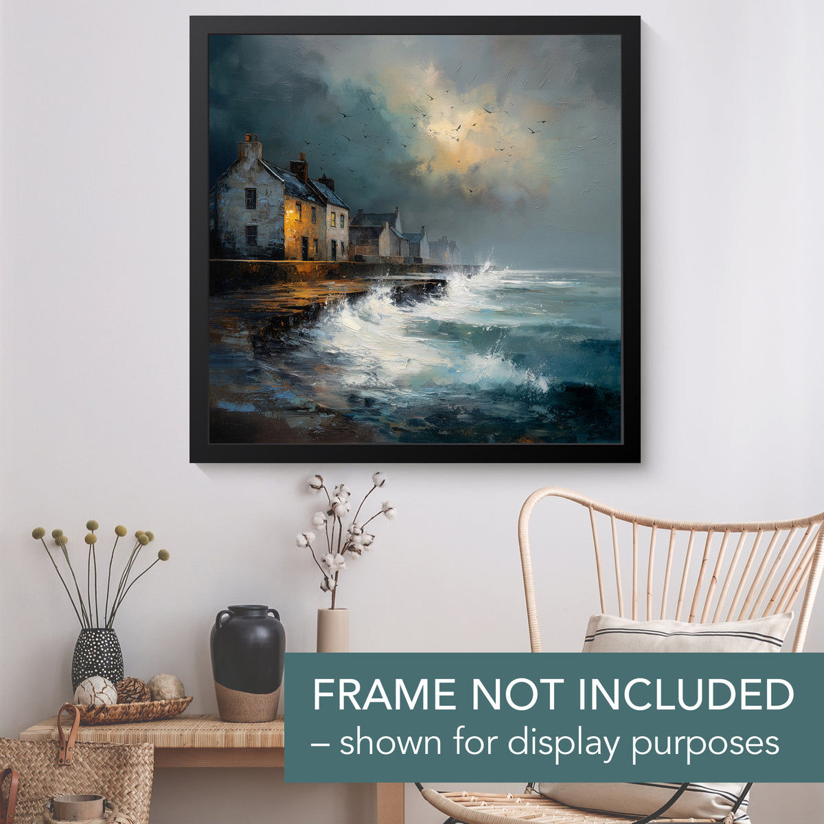 Waves At The Door - Fine Art Print