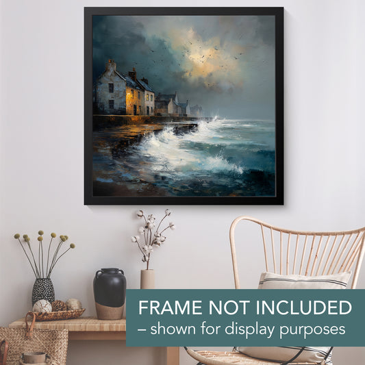 Waves At The Door - Fine Art Print