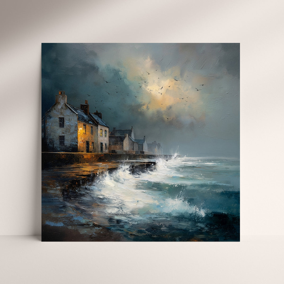 Waves At The Door - Fine Art Print
