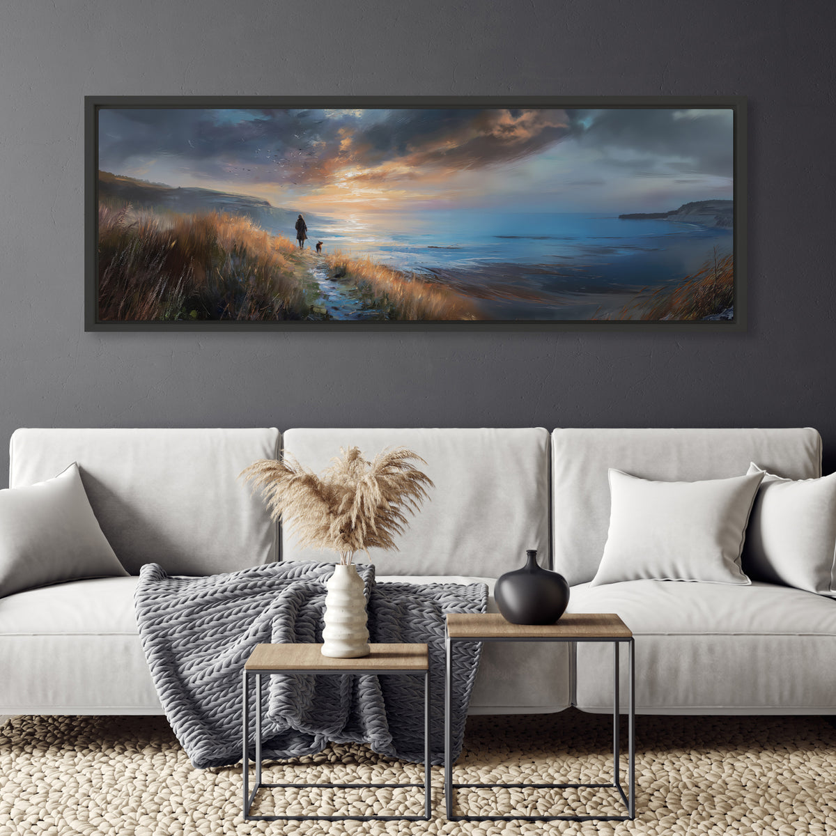 First Light - Panoramic Canvas Print (60” x 20”)