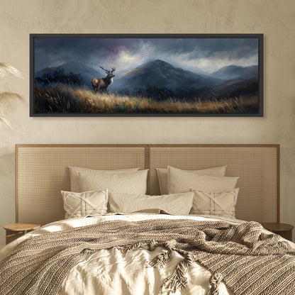 Highland Hart - Panoramic Canvas Print (60” x 20”)