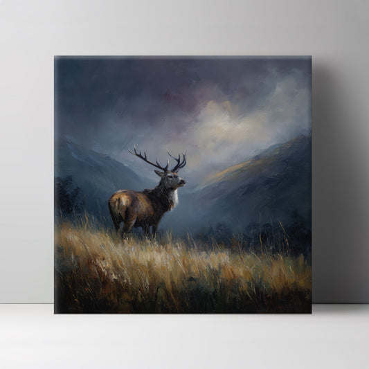 Highland Hart - Canvas Print