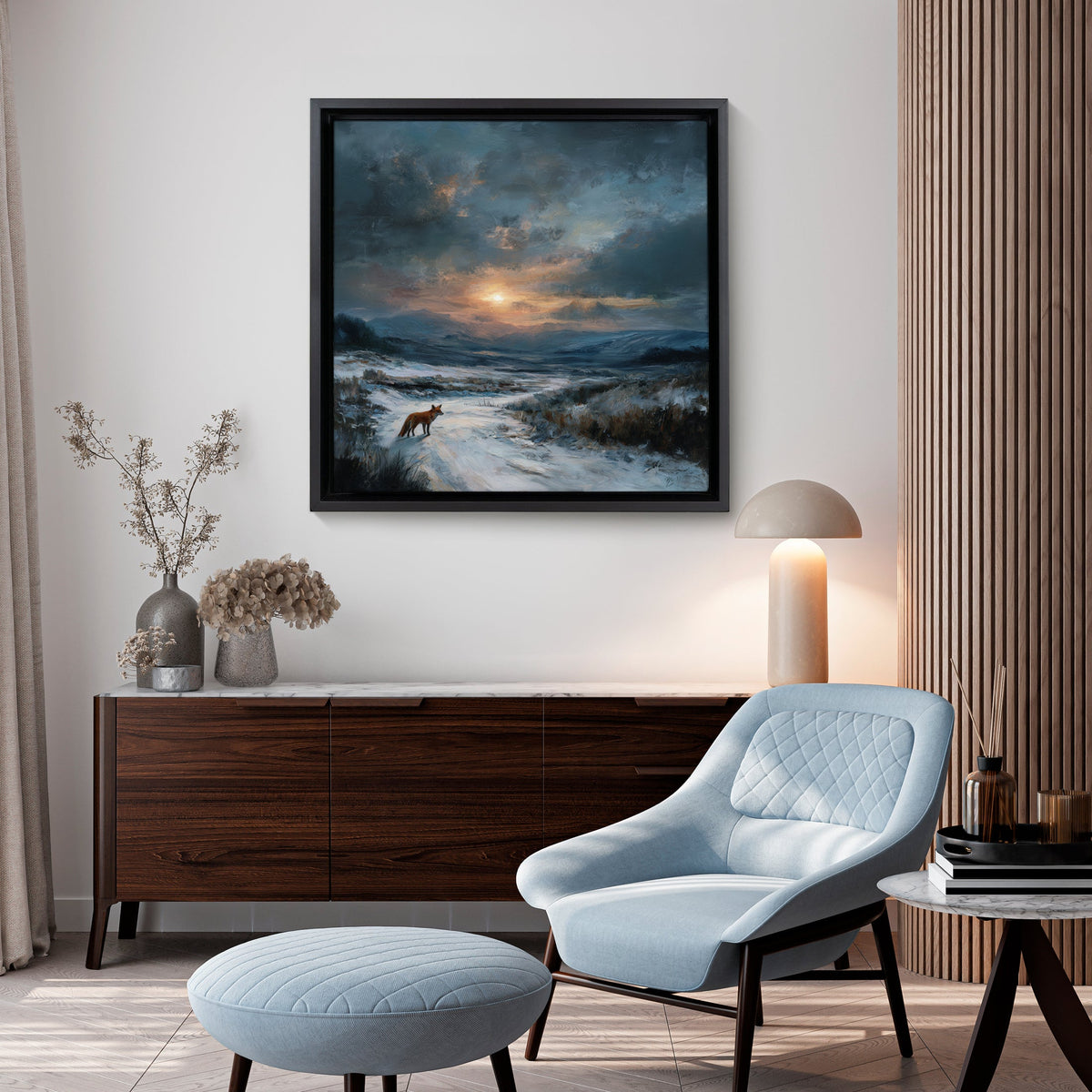 Morning Visits - Canvas Print