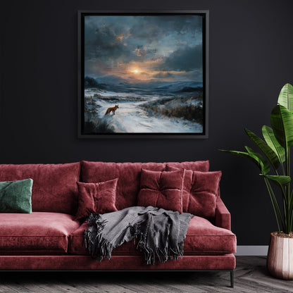 Morning Visits - Canvas Print