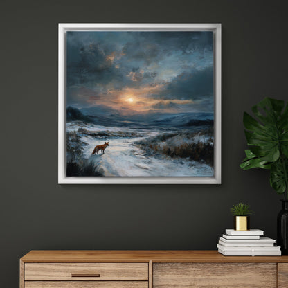 Morning Visits - Canvas Print