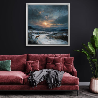 Morning Visits - Canvas Print