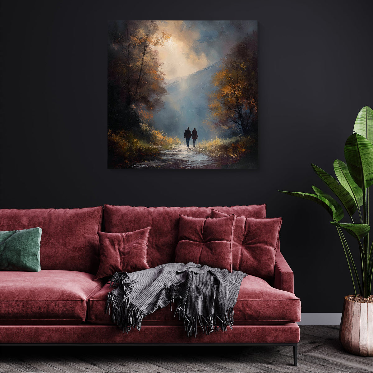 The Way Back Home - Canvas Print