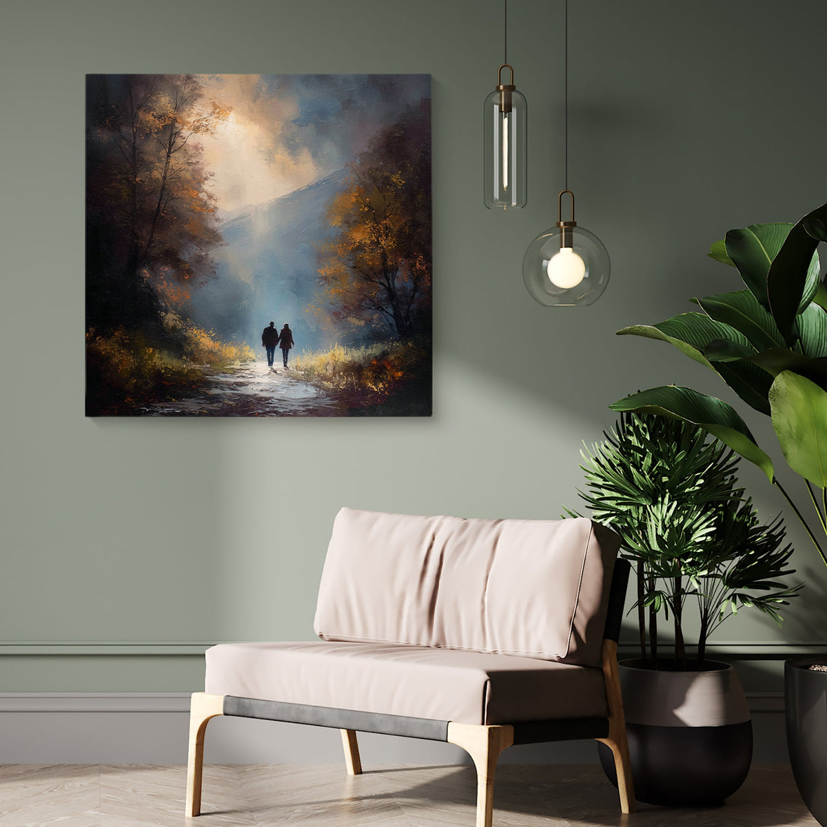 The Way Back Home - Canvas Print