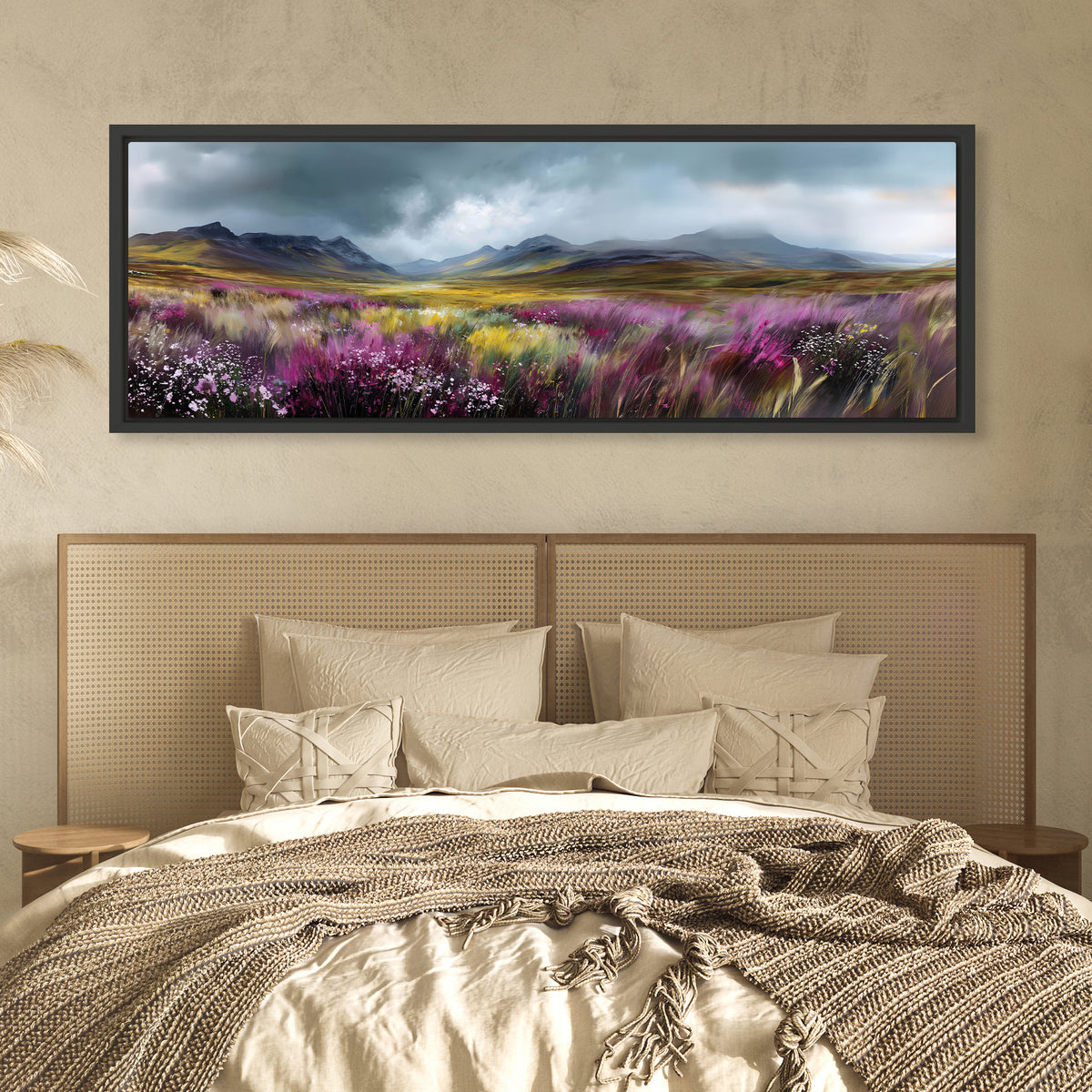 Highland Bloom - Panoramic Canvas Print (60” x 20”)