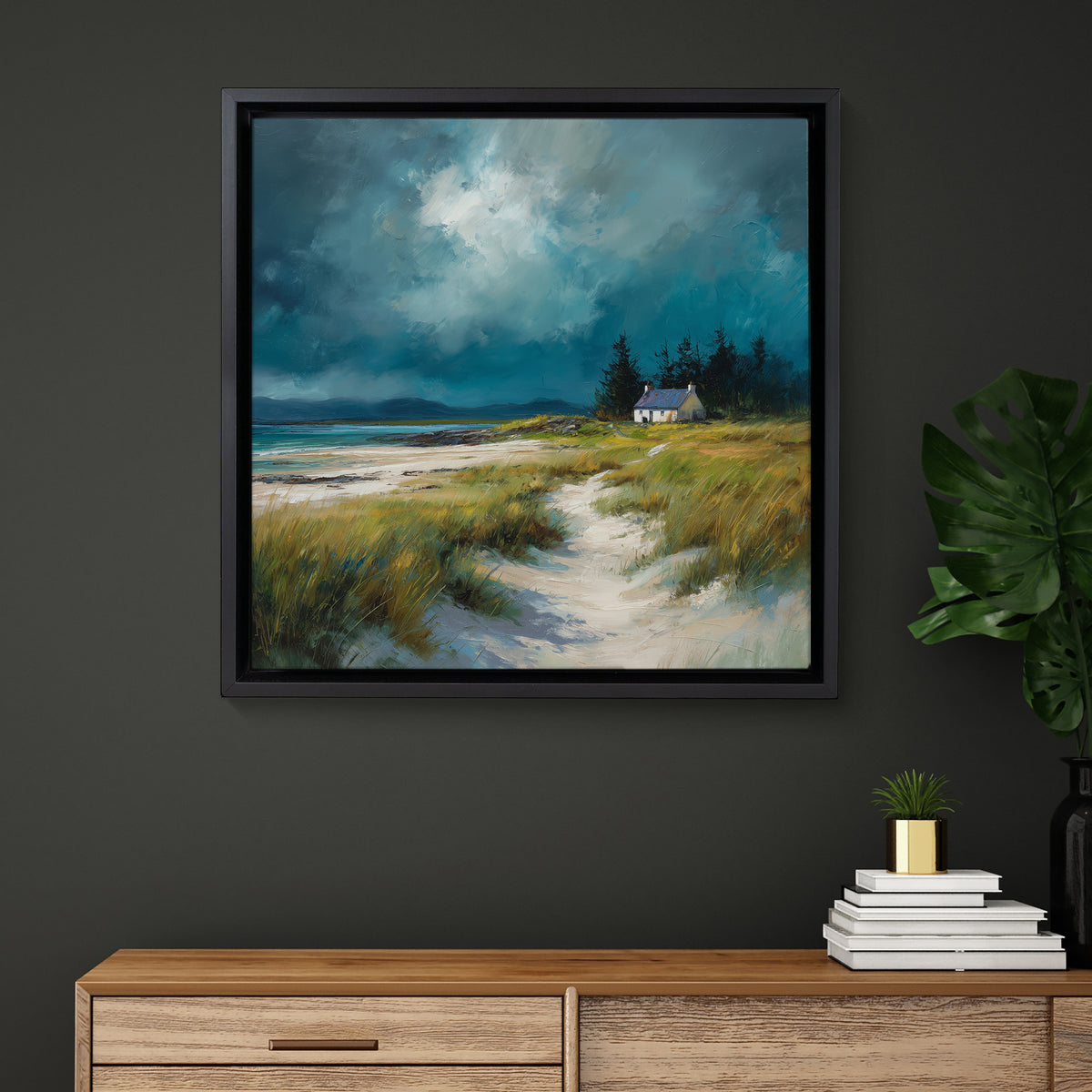 The Place By The Pines - Canvas Print