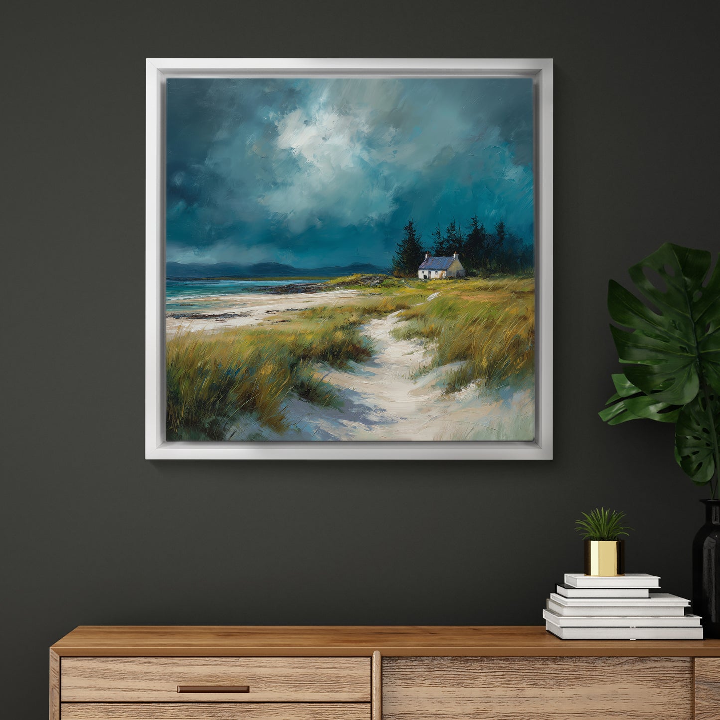 The Place By The Pines - Canvas Print