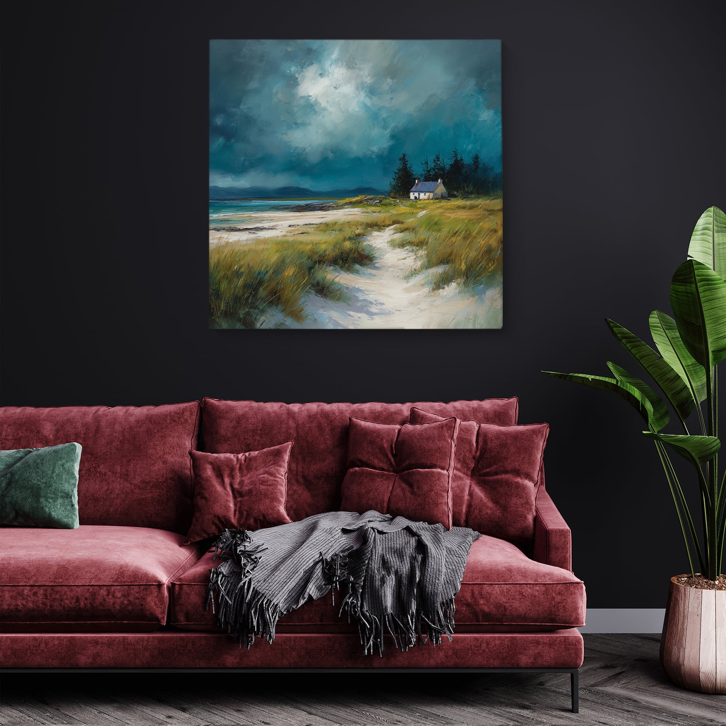 The Place By The Pines - Canvas Print
