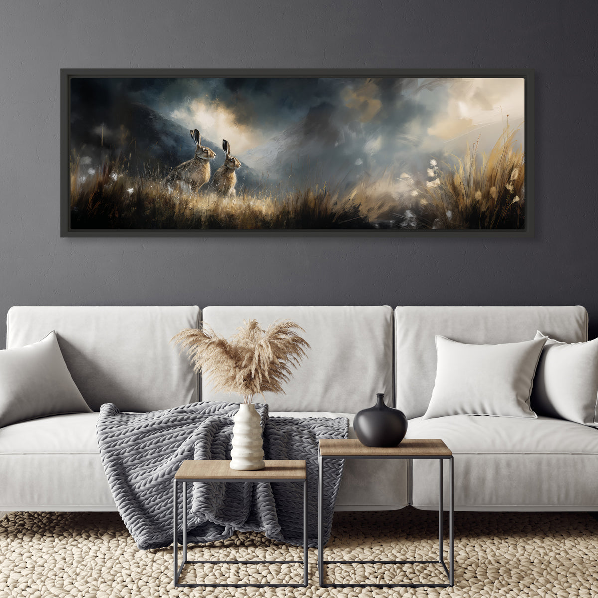 Wild & Watchful - Panoramic Canvas Print (60” x 20”)