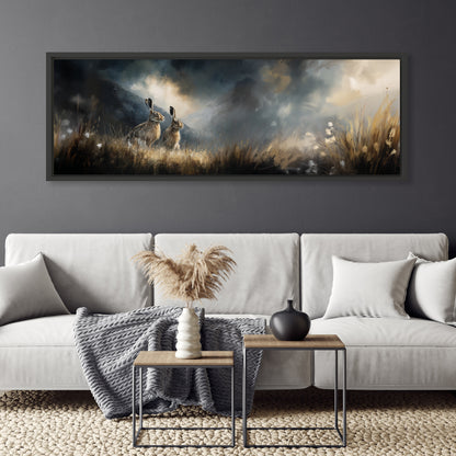 Wild & Watchful - Panoramic Canvas Print (60” x 20”)