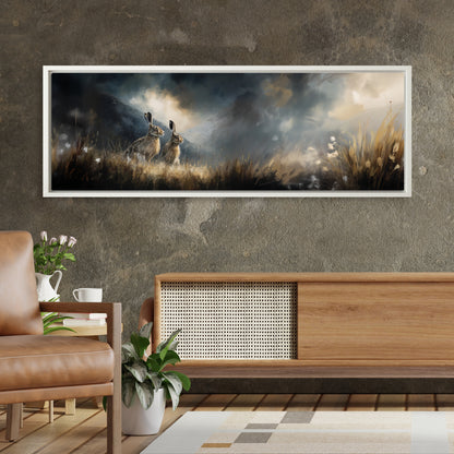 Wild & Watchful - Panoramic Canvas Print (60” x 20”)