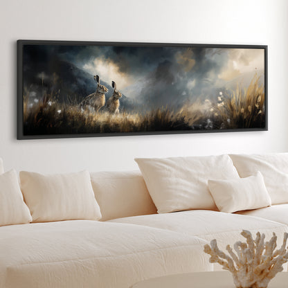 Wild & Watchful - Panoramic Canvas Print (60” x 20”)