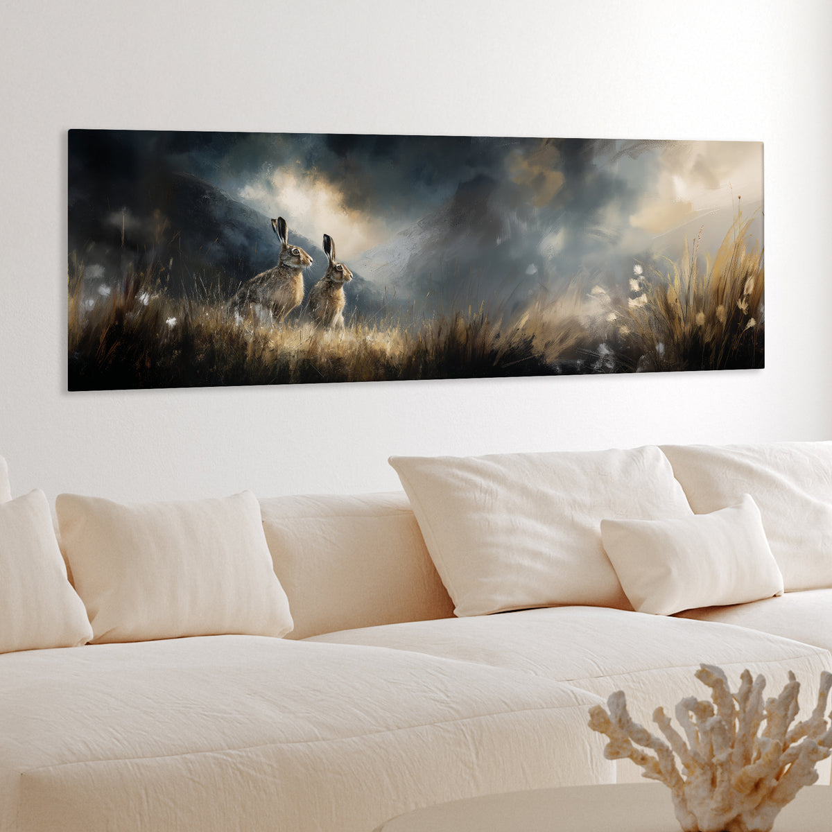 Wild & Watchful - Panoramic Canvas Print (60” x 20”)