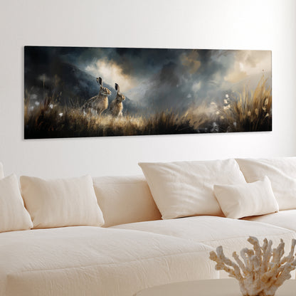 Wild & Watchful - Panoramic Canvas Print (60” x 20”)