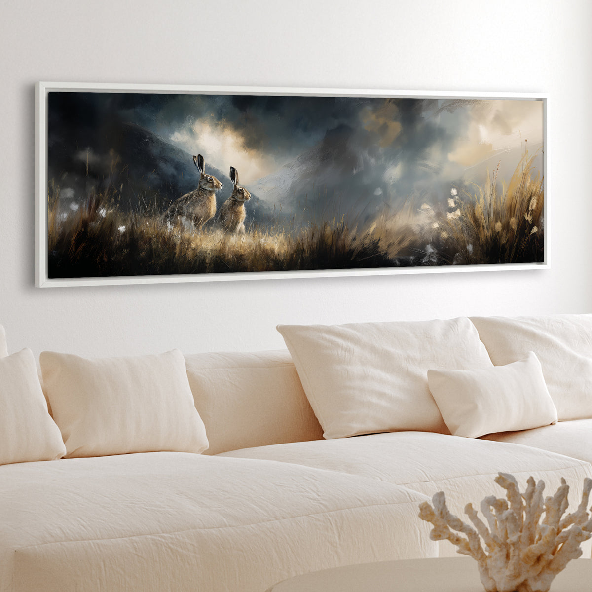 Wild & Watchful - Panoramic Canvas Print (60” x 20”)