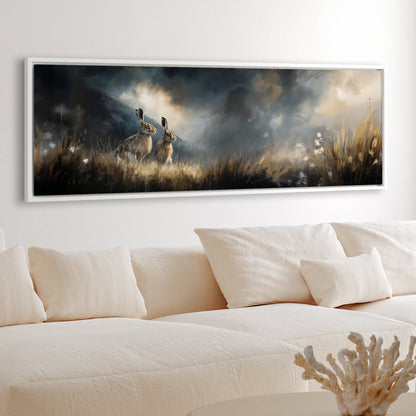 Wild & Watchful - Panoramic Canvas Print (60” x 20”)