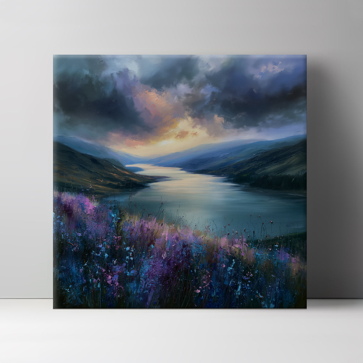 Long Loch View - Canvas Print