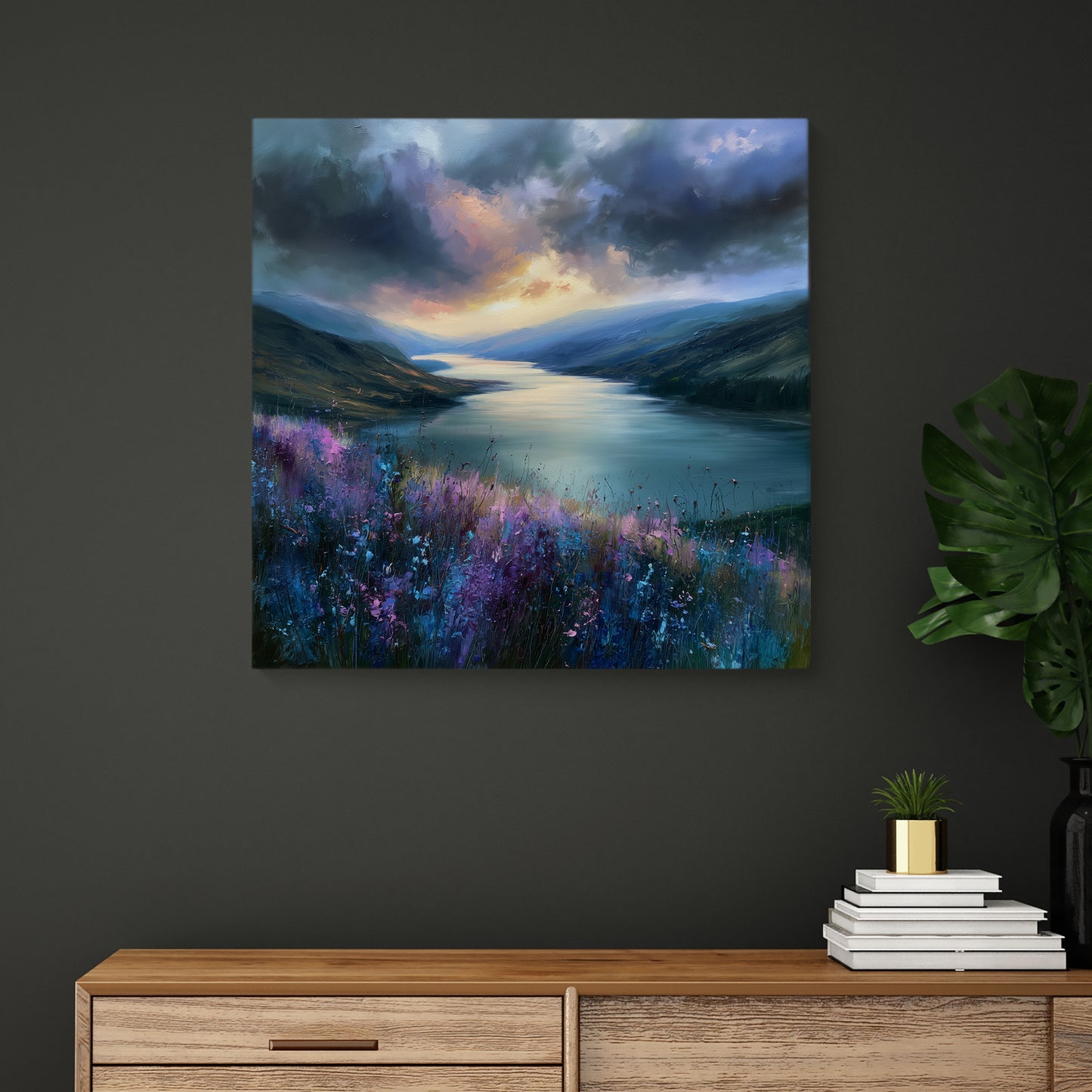 Long Loch View - Canvas Print