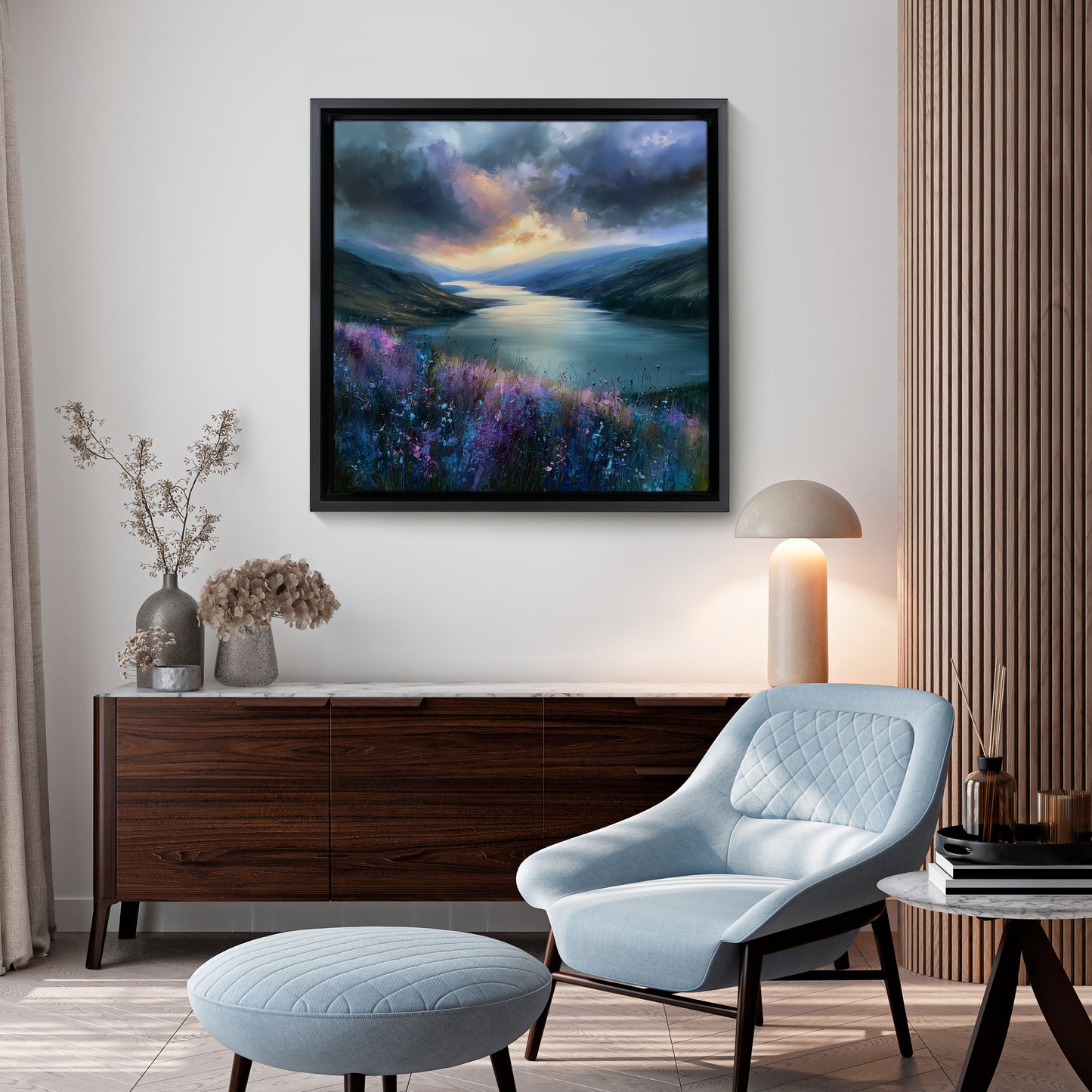Long Loch View - Canvas Print