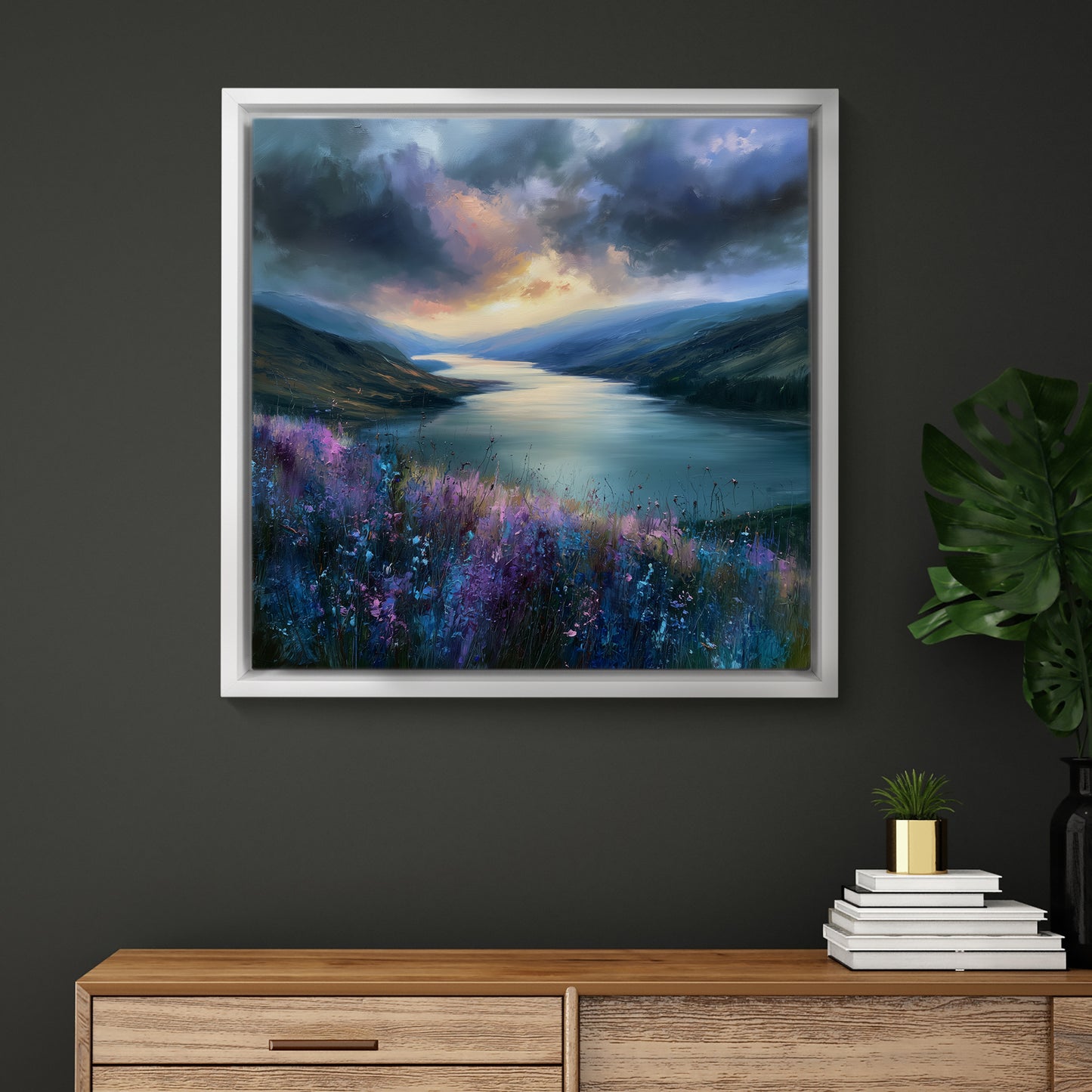 Long Loch View - Canvas Print