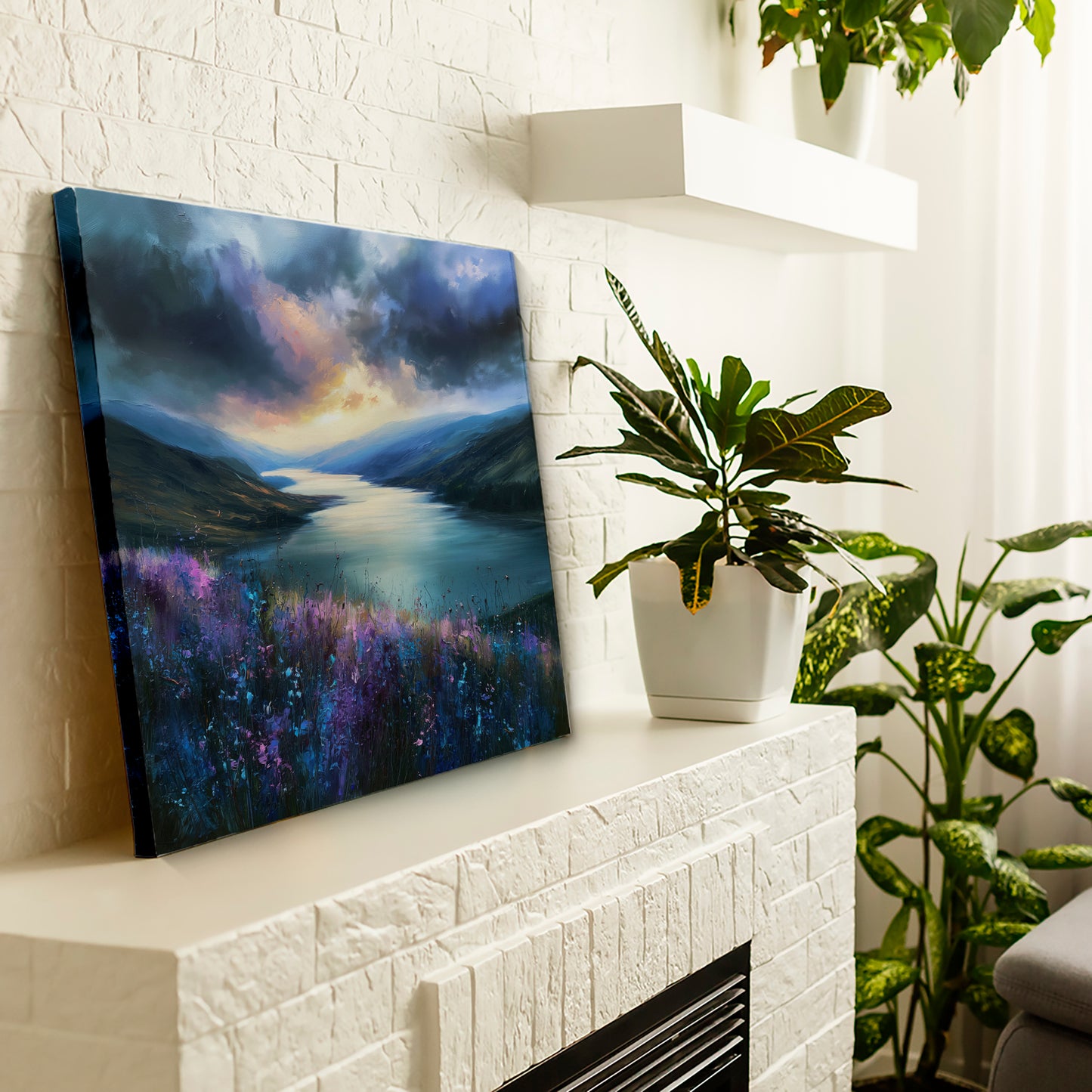Long Loch View - Canvas Print